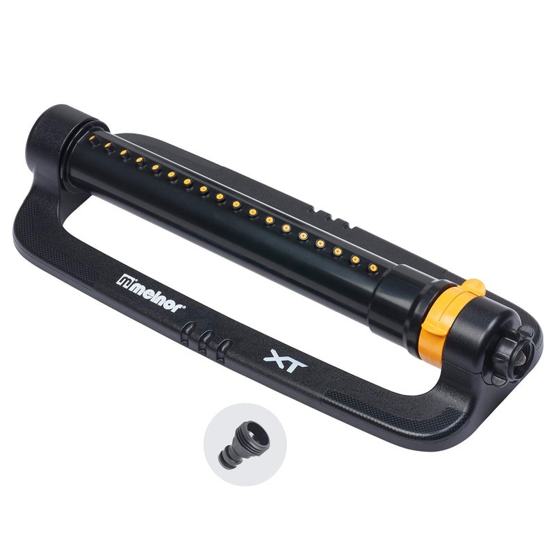Melnor 65056-AMZ XT Turbo Oscillator with Range Adjustment and QuickConnect Product Adapter Set, Amazon Bundle - Image 1